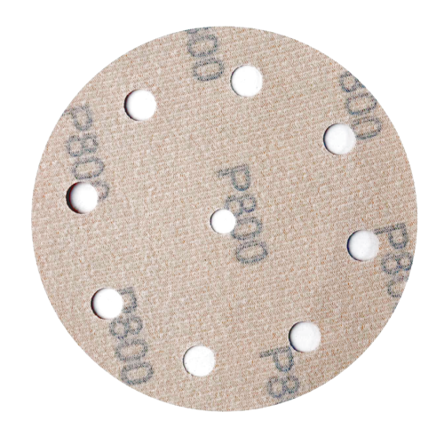 FASTPLUS Шлифовальные круги 125 мм, 8+1 отверстие, на липучке, серия B15 GOLD (оксид алюминия) 