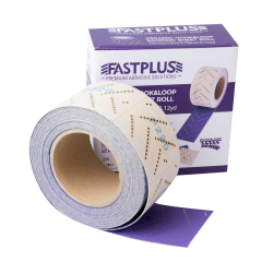 FASTPLUS Шлифовальные полоски на липучке 70мм х 12м, серия BRV9, PURPLE (керамика)