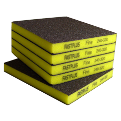 FASTPLUS абразивная двухсторонняя губка, P240-320 Fine 