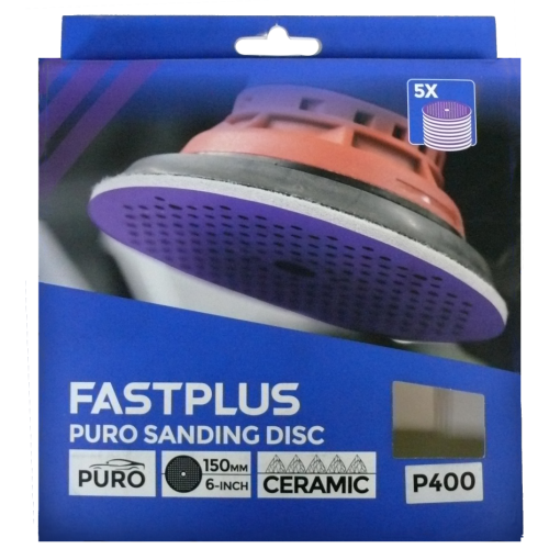 FASTPLUS шлифовальные круги на липучке, серия BDL9 PURO LINE, PURPLE (керамика)