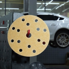 FASTPLUS Шлифовальные круги 150 мм, 15 отверстий, на липучке, серия B15 GOLD (оксид алюминия) 