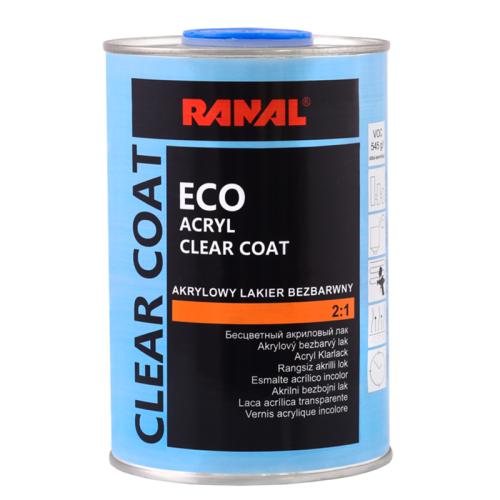 RANAL ECO - Бесцветный лак 2+1 MS + отвердитель.