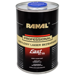 RANAL PROFESSIONAL - Лак бесцветный  2+1 HS FAST (Быстрый) 0,8 л. + отвердитель 0,4 л.