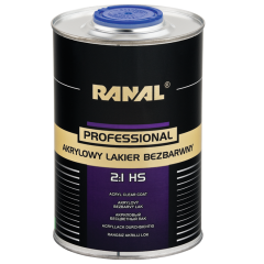 RANAL PROFESSIONAL - Лак бесцветный 2+1 HS + отвердитель.     