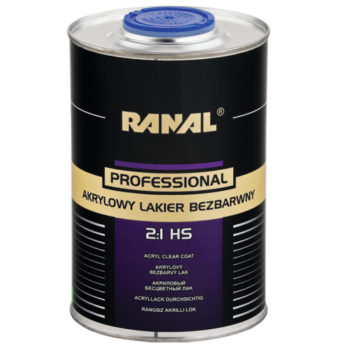 RANAL PROFESSIONAL - Лак бесцветный 2+1 HS + отвердитель.     