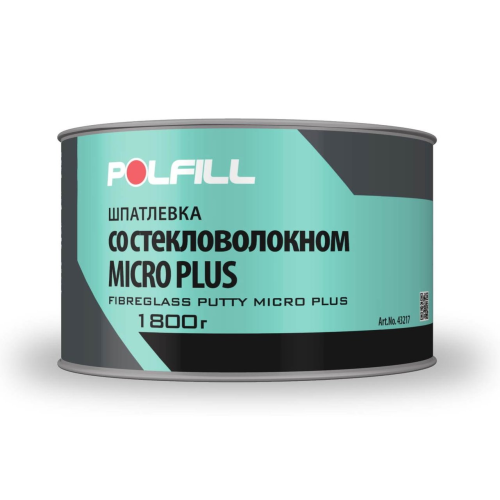 Шпатлевка со стекловолокном MICRO GLASS PLUS + отвердитель.