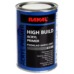 RANAL HIGH BUILD  - акриловый, толстослойный грунт 4:1 HS  + отвердитель