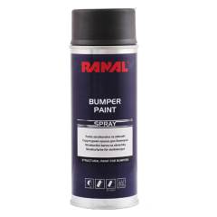 RANAL BUMPER PAINT - структурная краска для бамперов 400 мл, спрей.