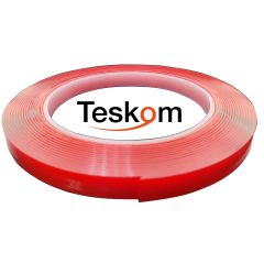 Двухсторонняя лента акриловая HSA, толщ. 1,0 mm, прозрачная TESKOM